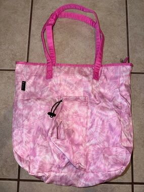 Meoky Pink Tie-Dye Tote Bag - Lightweight Everyday Carry